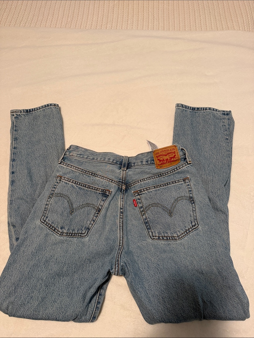 Levi’s 501 Waist High Rise Straight Jeans Blue